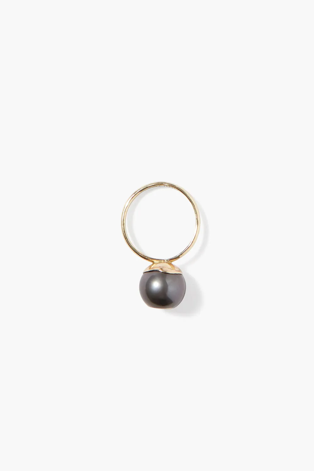 14k Iris Ring Tahitian Pearl