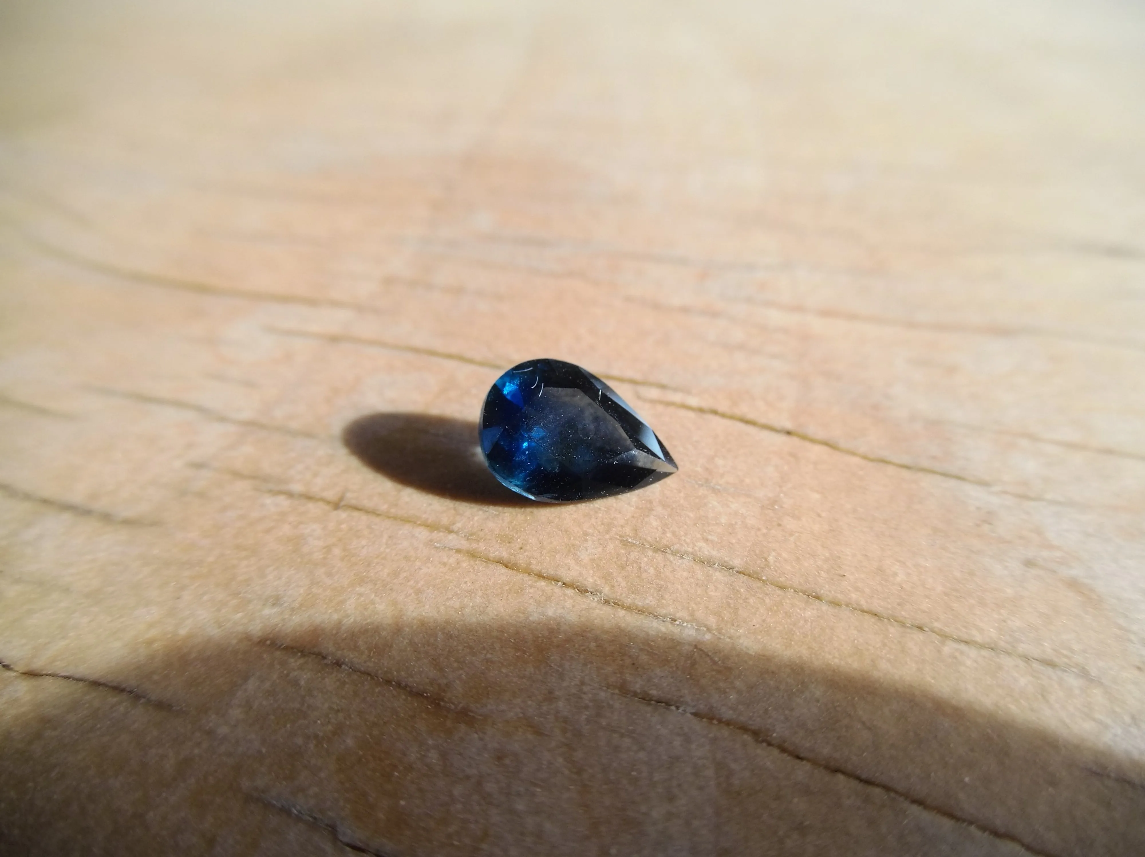 1.98ct DARK OCEAN BLUE MONTANA SAPPHIRE