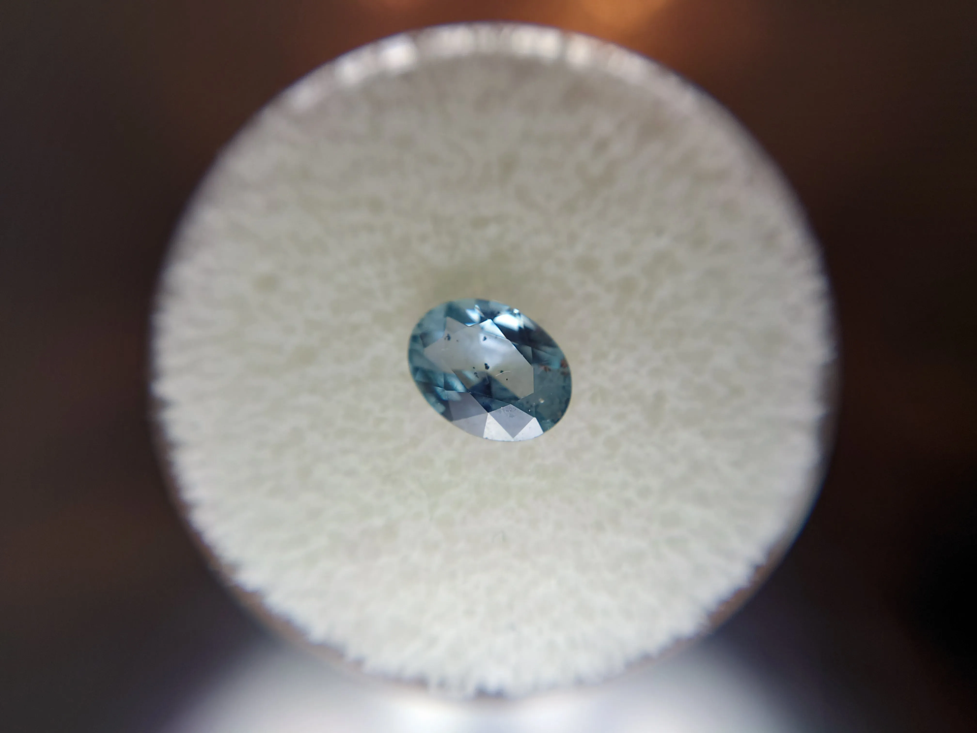 1ct OVAL BEAUTIFUL BLUE MONTANA SAPPHIRE