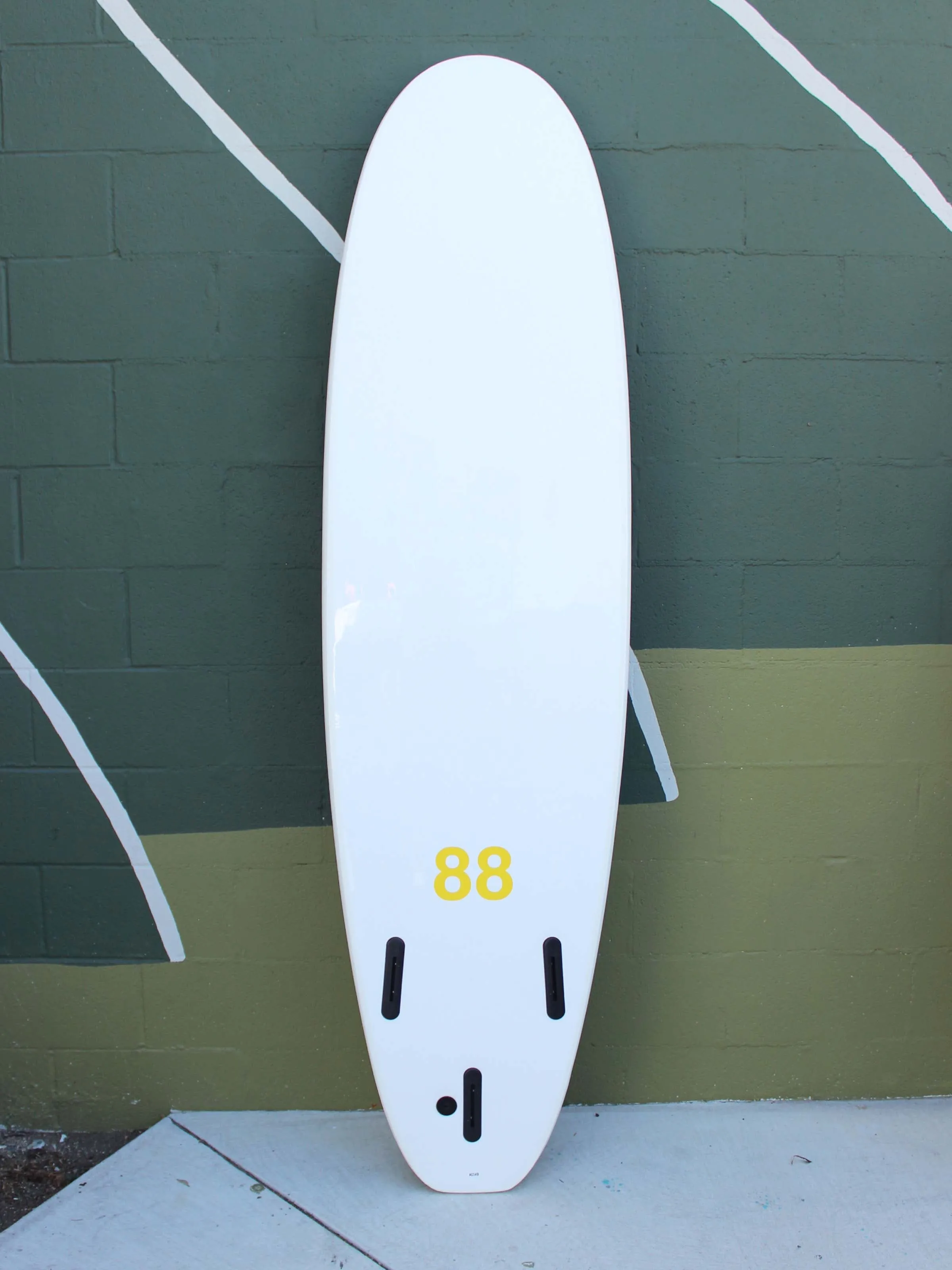 7'0 88 Surfboard ~ White/White