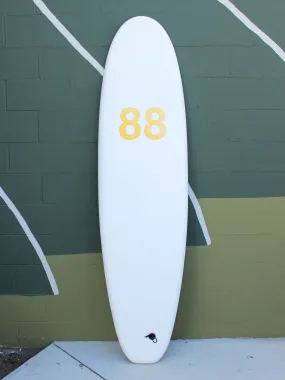 7'0 88 Surfboard ~ White/White