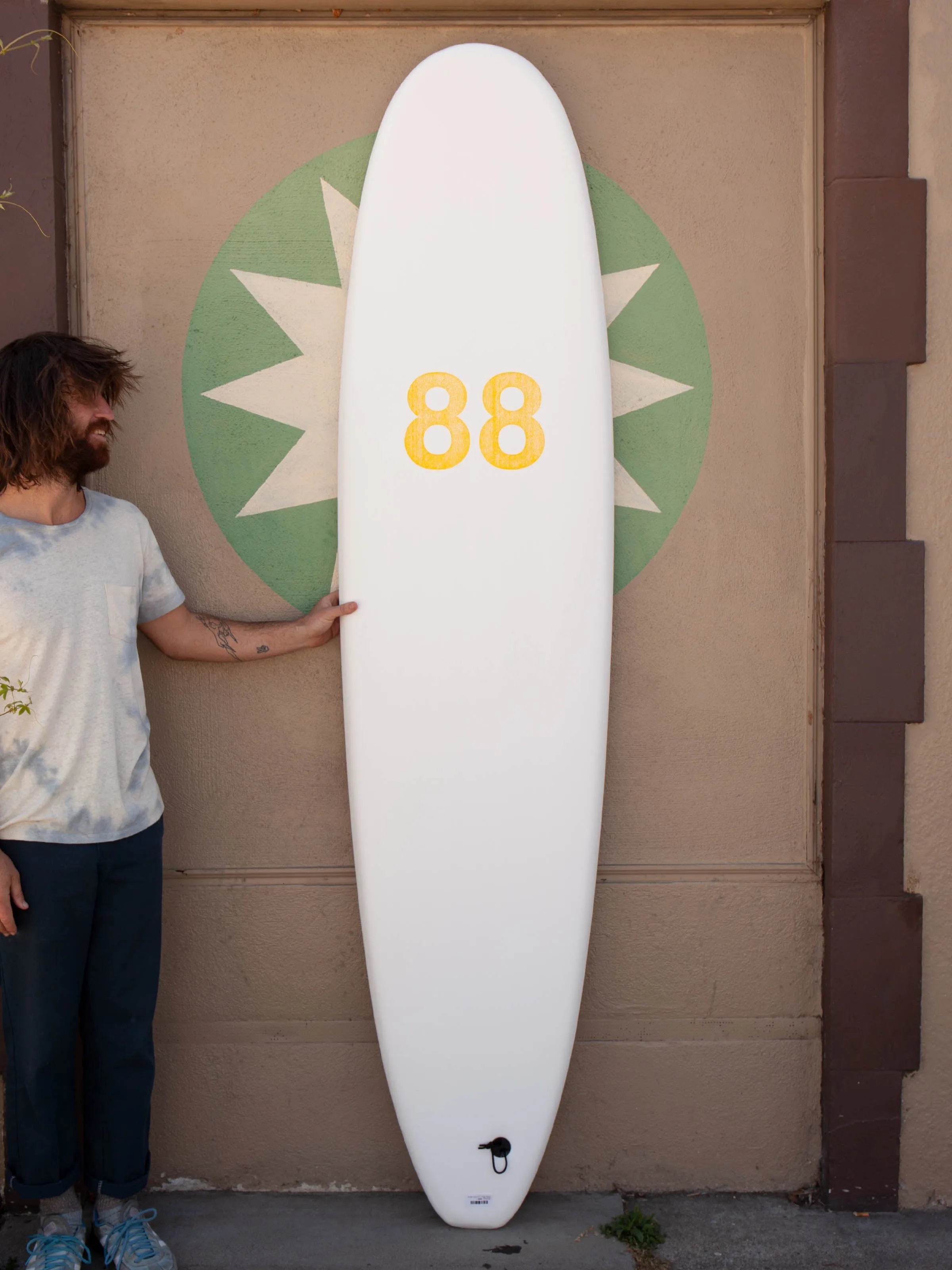 8'0 88 Surfboard ~ White/White