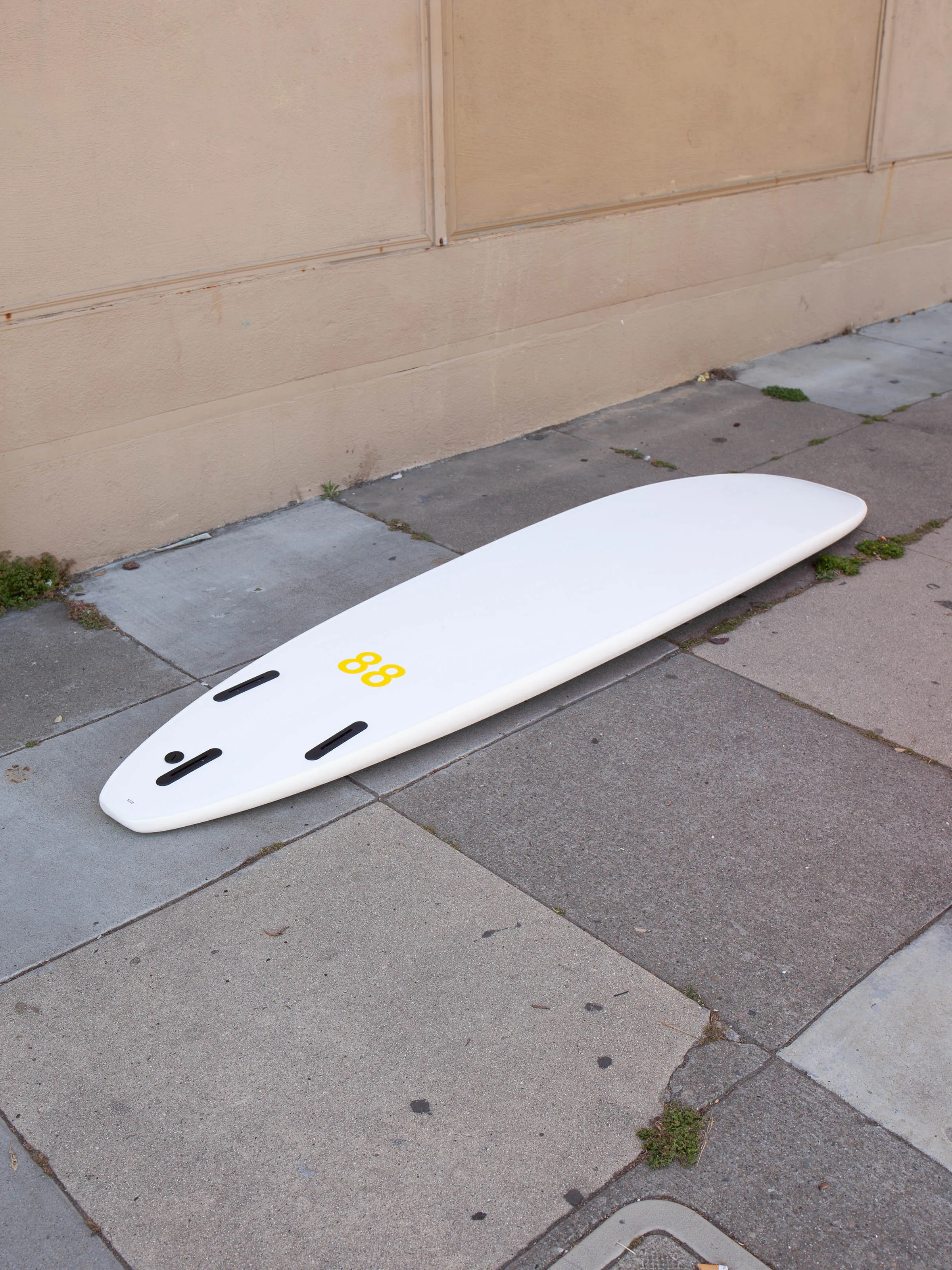 8'0 88 Surfboard ~ White/White