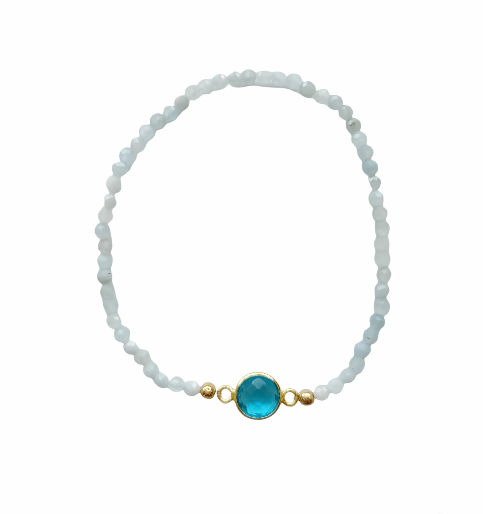 Aquamarine Blue Bracelet