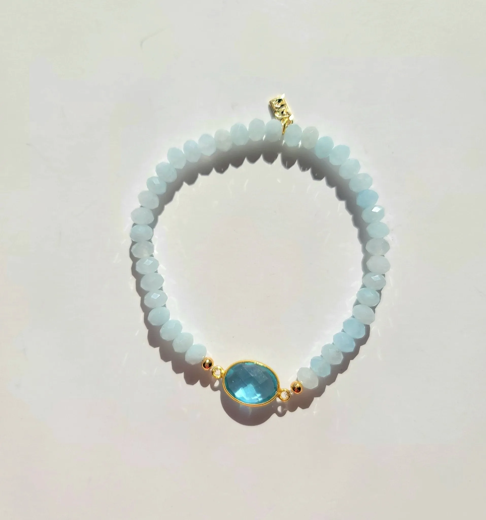 Aquamarine Blue Bracelet