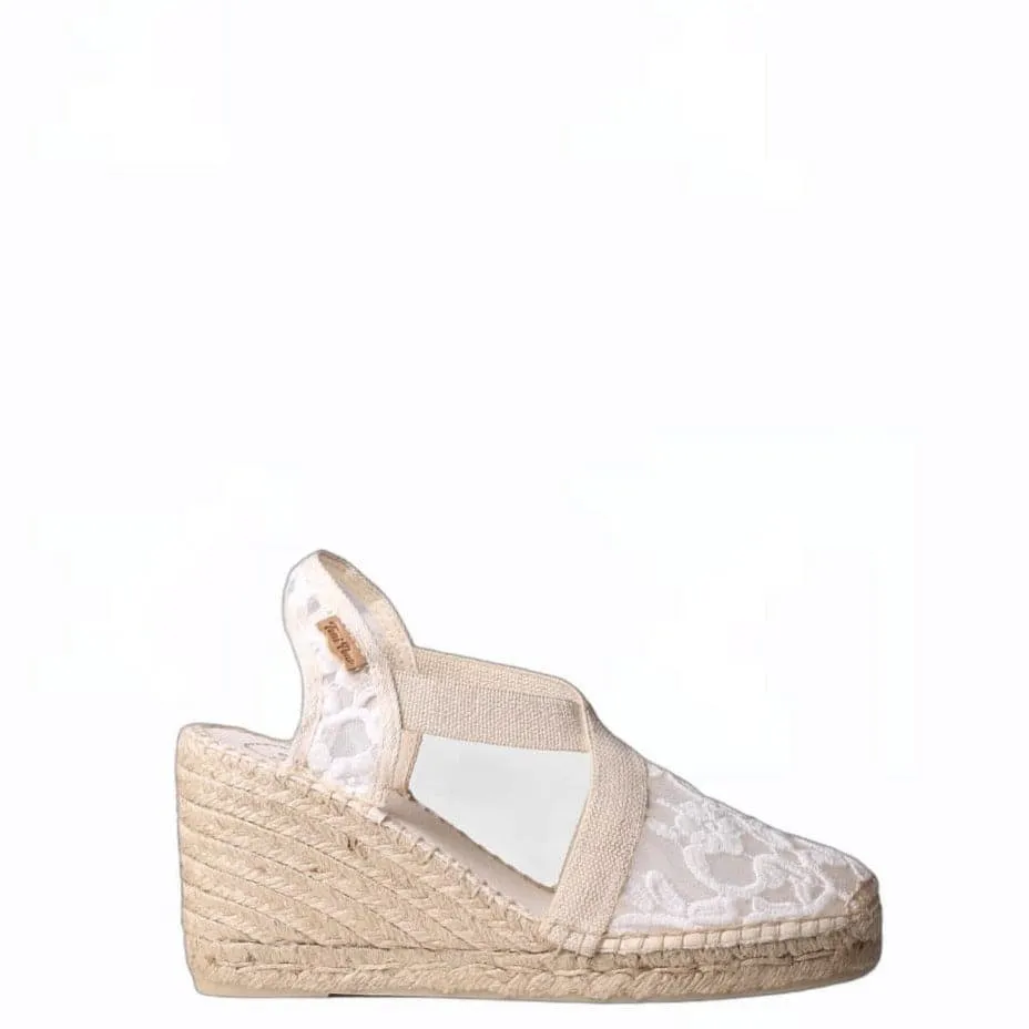 Basic Cotton Blend Wedge Espadrille for Women - Terra-7ZD