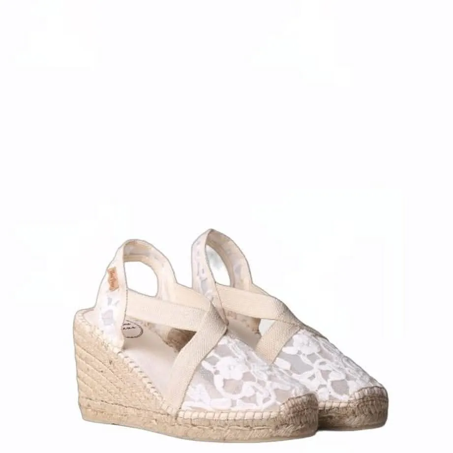 Basic Cotton Blend Wedge Espadrille for Women - Terra-7ZD