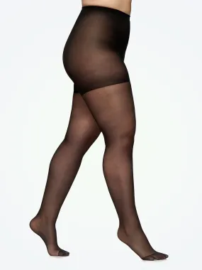 Berkshire Queen Silky Sheer Control Top Pantyhose - Reinforced Toe