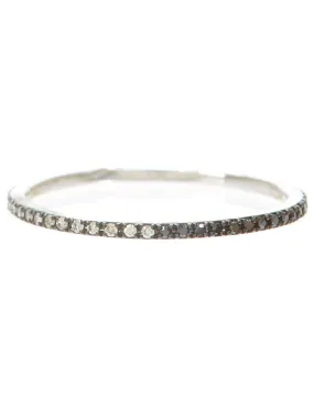 Black and White Diamond Stack Band