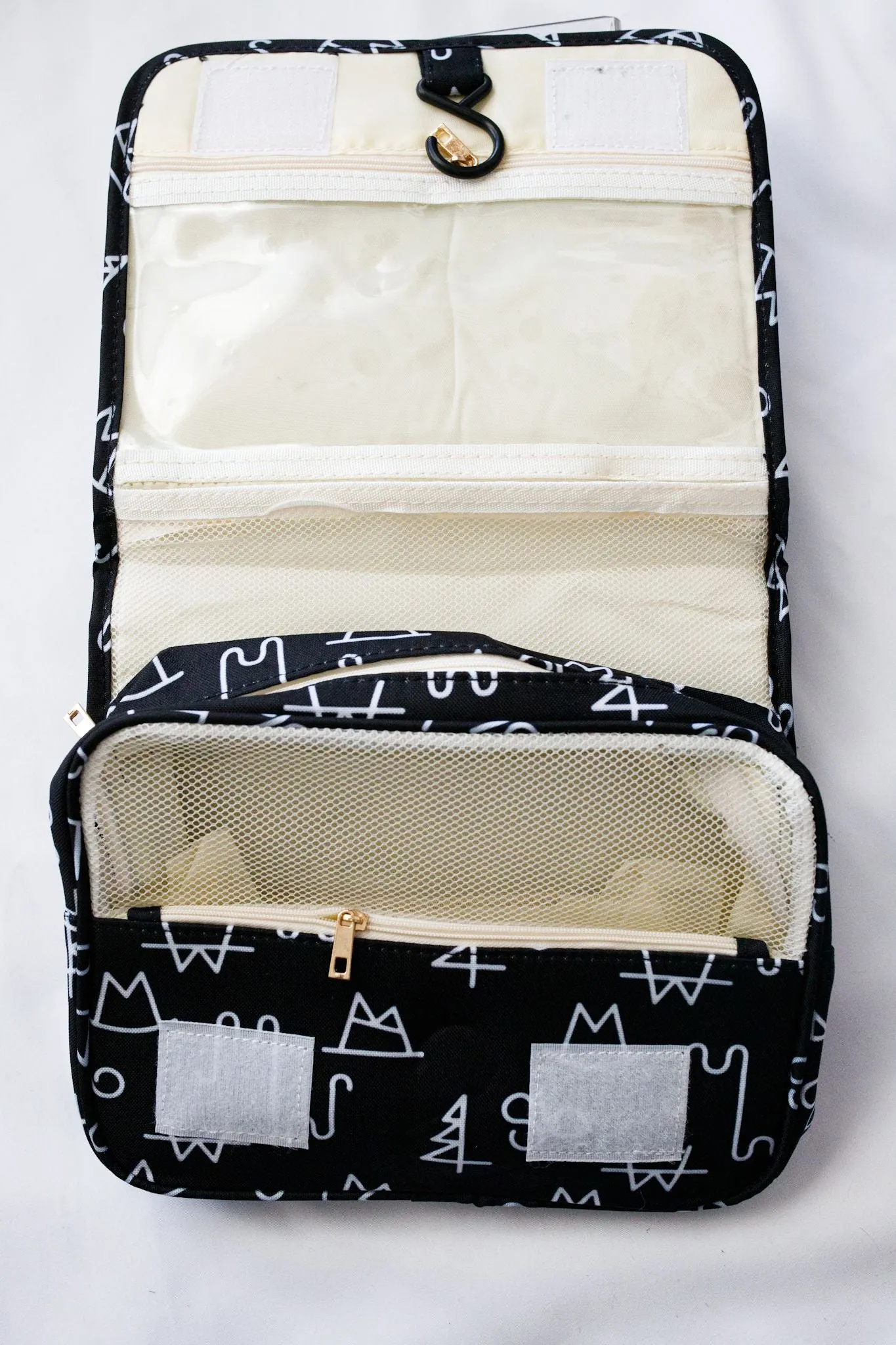 Black Brand Shower Tote