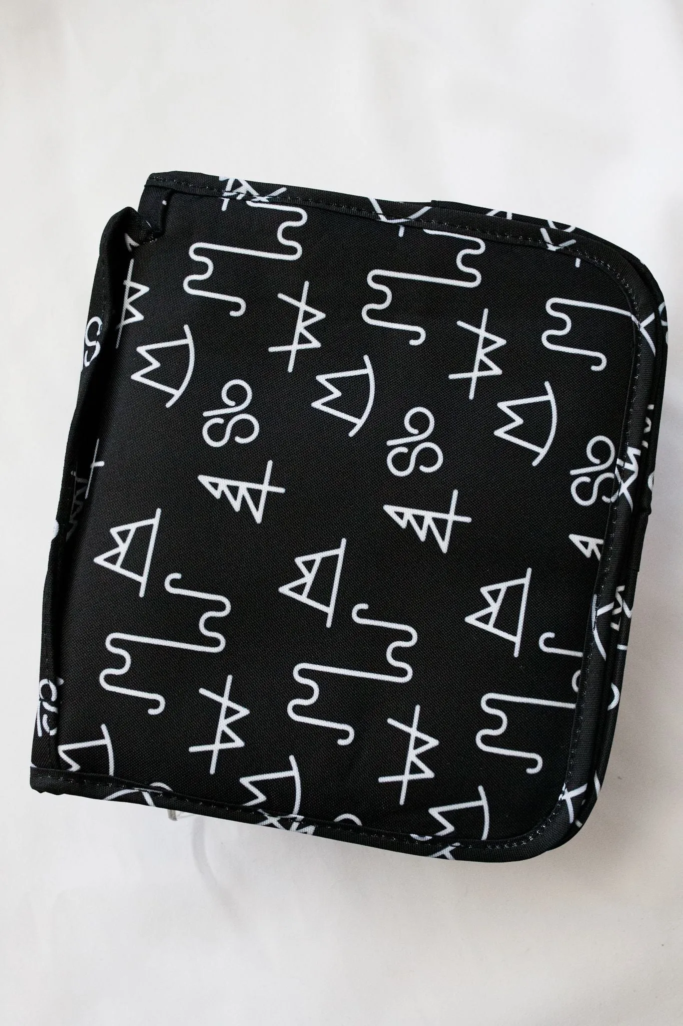 Black Brand Shower Tote