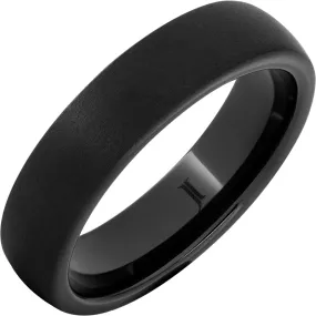 Black Diamond Ceramic Sandblast Finish Ring