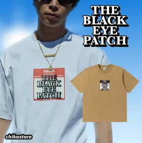 BlackEyePatch  |Crew Neck Unisex Street Style Short Sleeves Logo