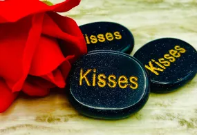 Blue Goldstone Kisses Stone