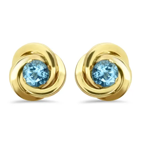 Blue Topaz  Earrings