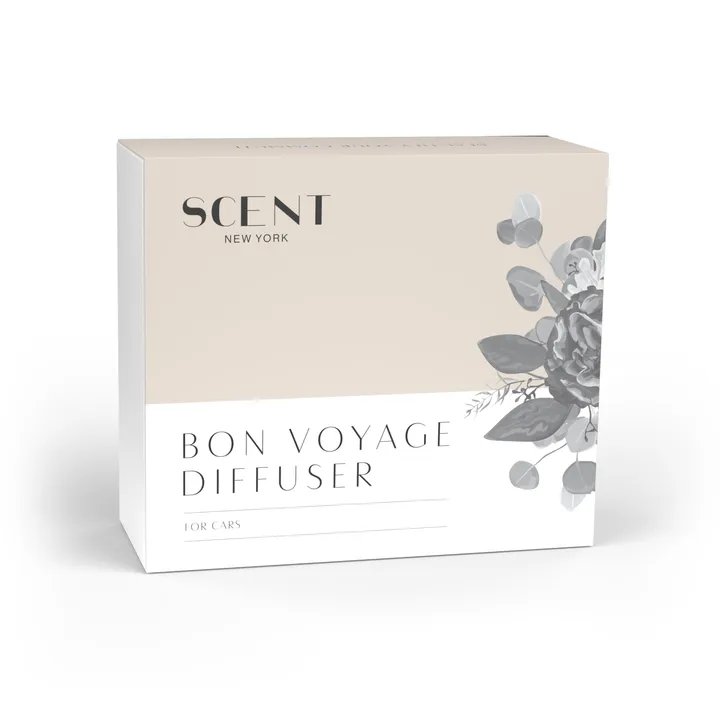 Bon Voyage Car Diffuser - White Flower