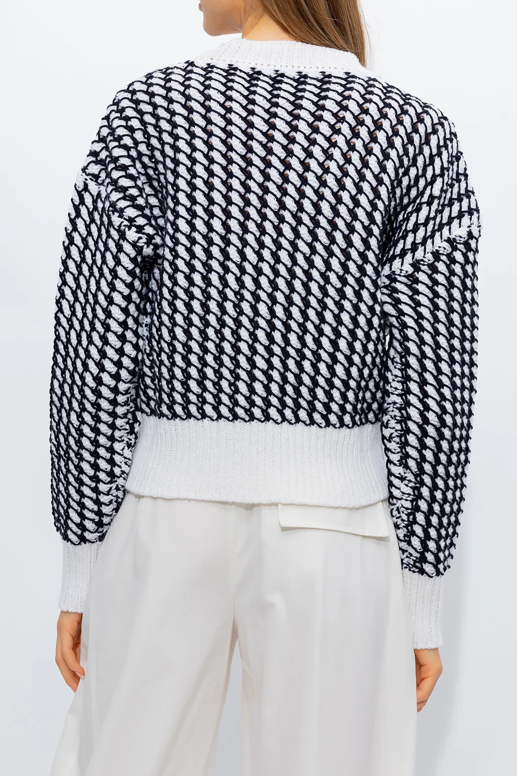 BOTTEGA VENETA  |Crew Neck Casual Style Wool Long Sleeves Elegant Style