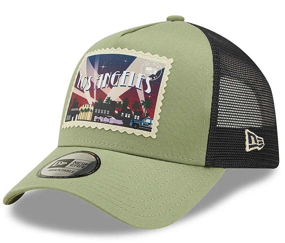 cap New Era 9FO AF Postcard Trucker Branded - Jade - men´s