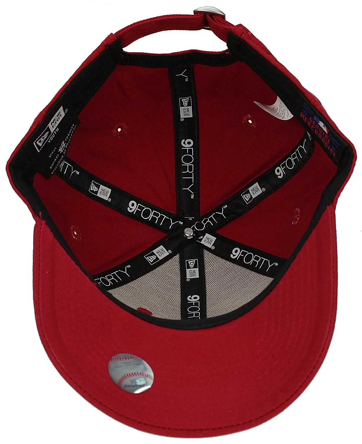 cap New Era 9FO League Basic MLB New York Yankees - Scarlet/Optic White