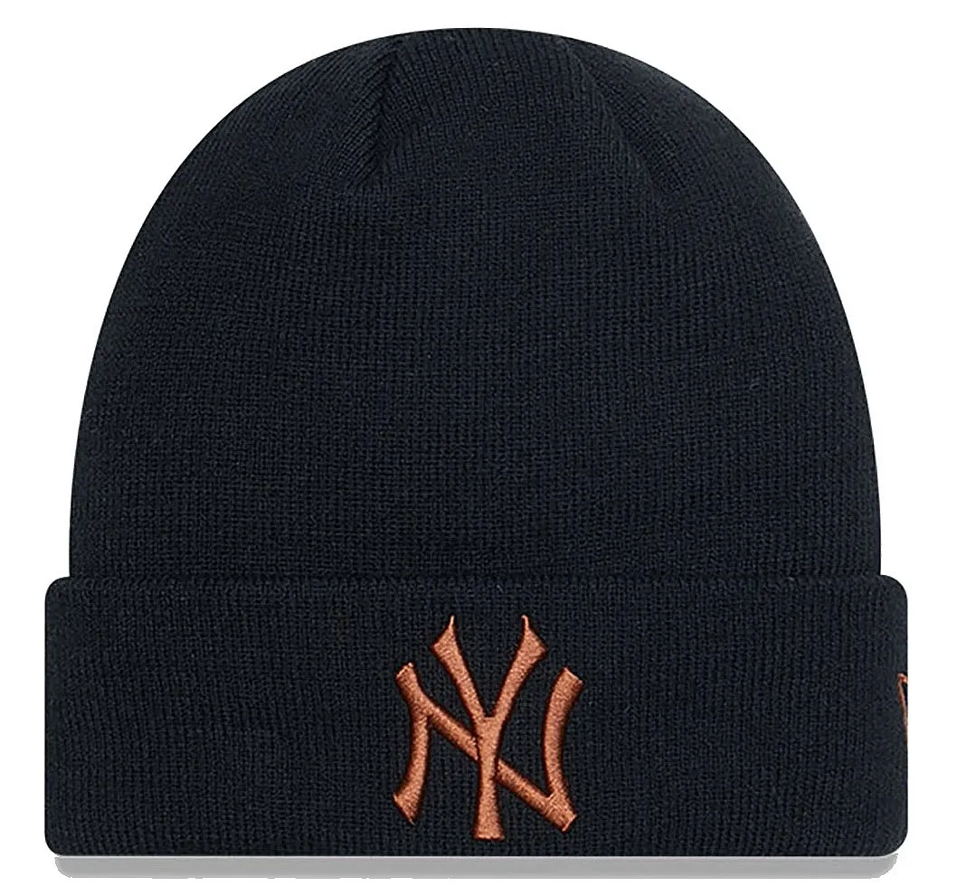 cap New Era League Essential Cuff MLB New York Yankees - Black/Toasted Peanut - men´s