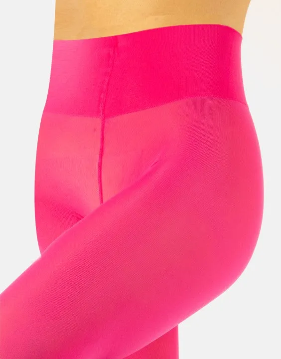 Cette ECO 70 Denier Dublin Plus Size Tights Fuschia Purple