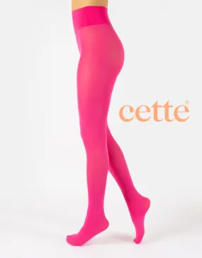 Cette ECO 70 Denier Dublin Plus Size Tights Fuschia Purple