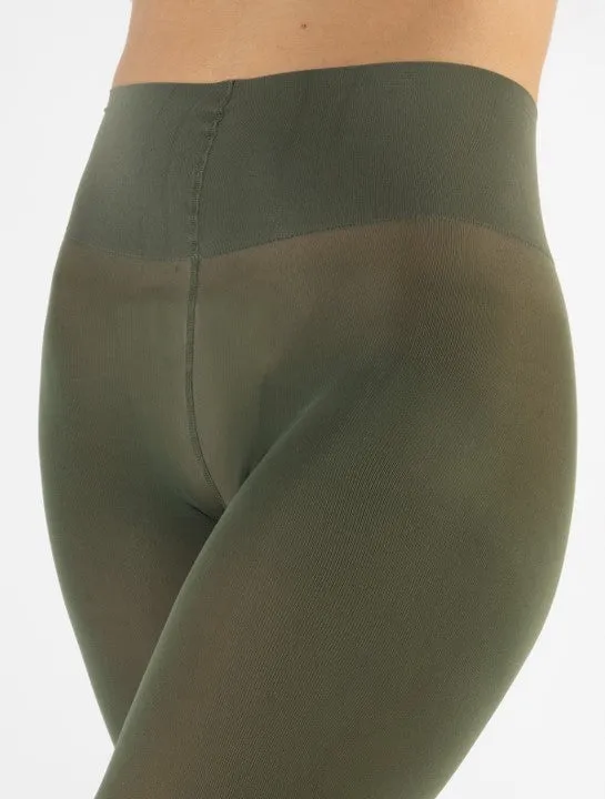 Cette ECO 70 Denier Dublin Plus Size Tights Sage Green