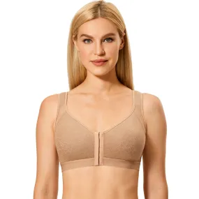 Chanterelle Front Closure Full Coverage Back Support Bra for Women