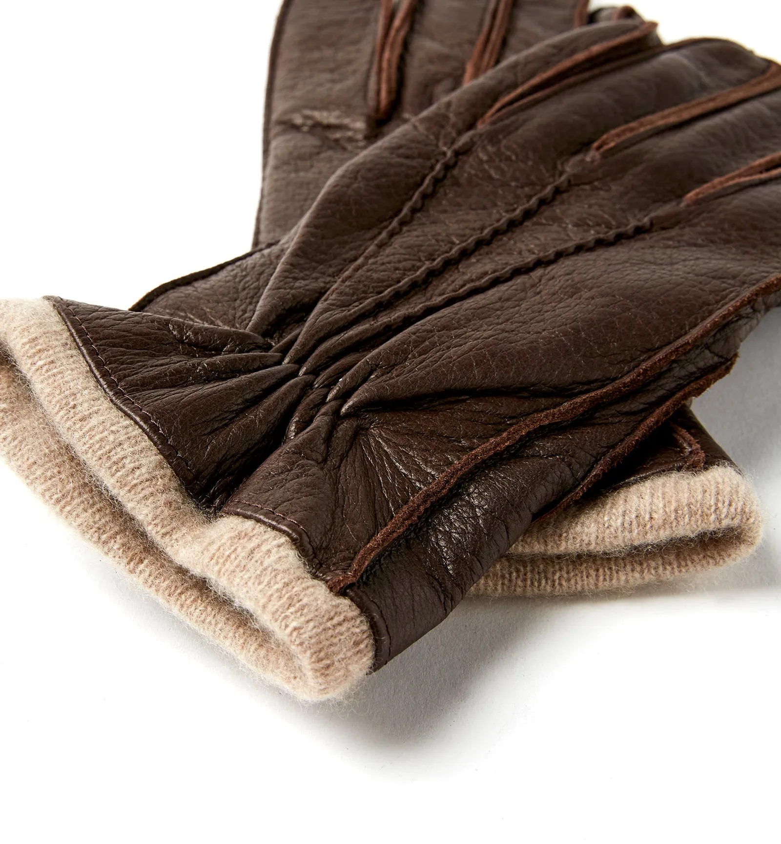 CHARLY MEN'S CASHMERE-LINED LEATHER GLOVES