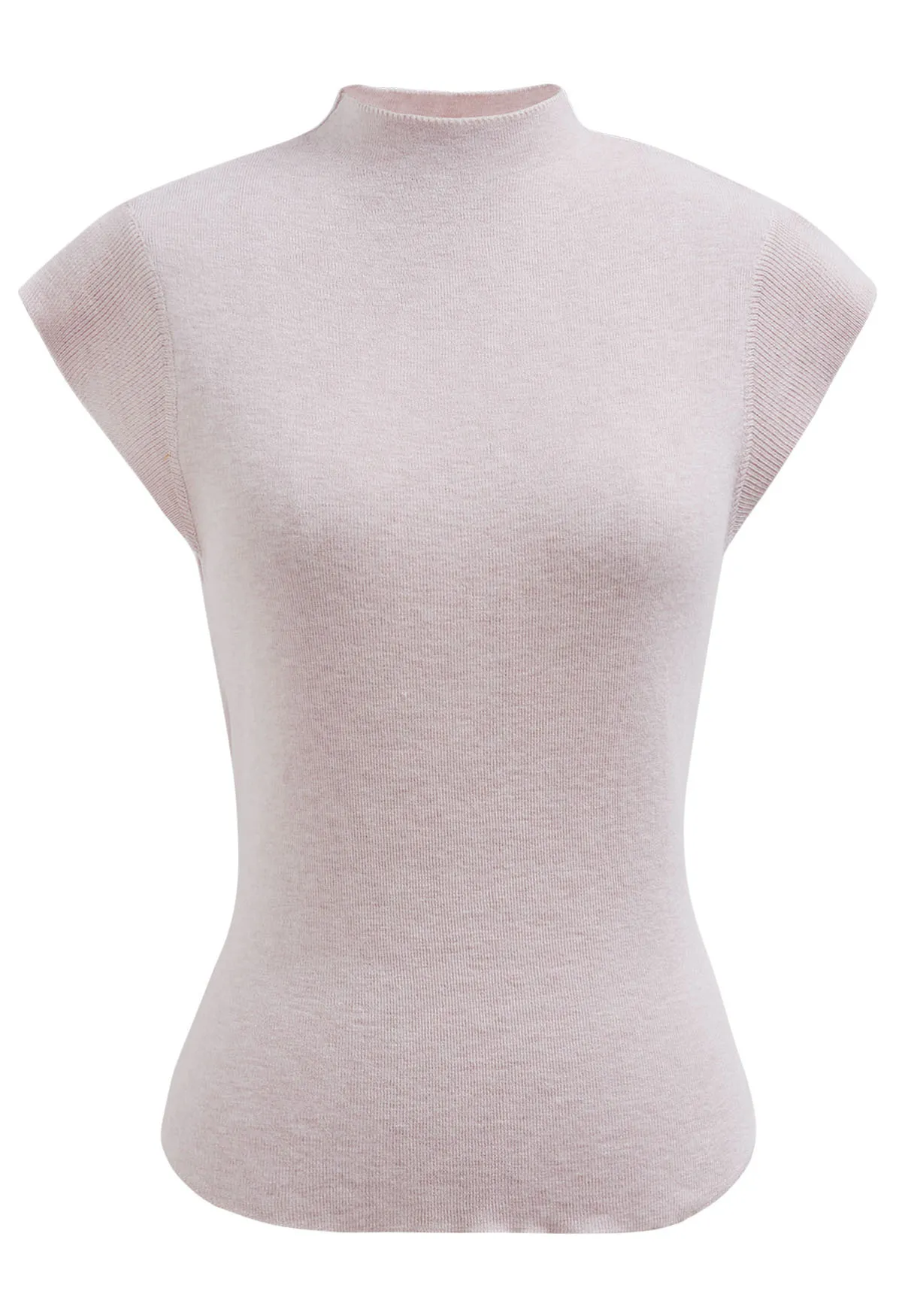 Chicwish  |Crew Neck Casual Style Rib Plain Elegant Style