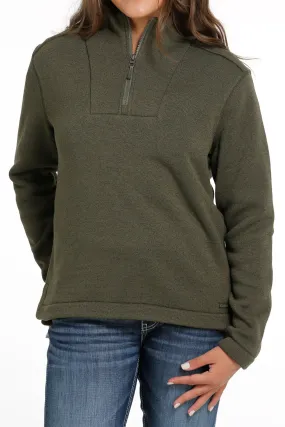 Cinch Womens Olive Pullover