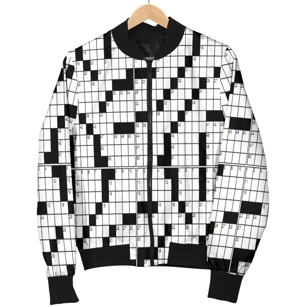 Crossword Bomber Jacket