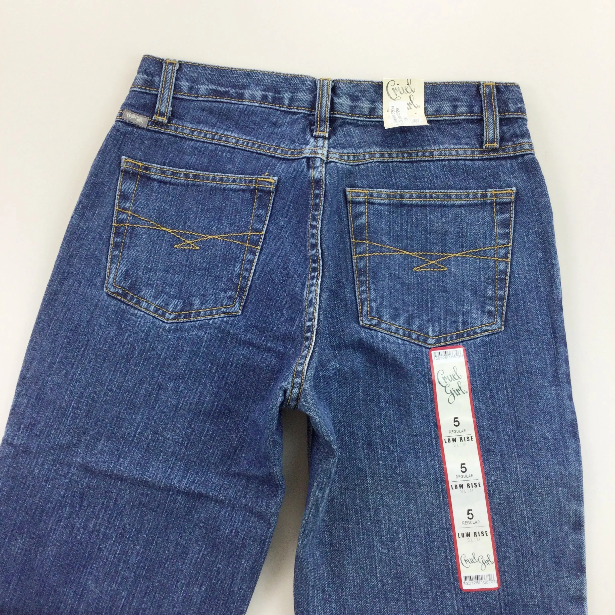 Cruel Girl Low Rise Slim Deadstock Jeans - W28 L32