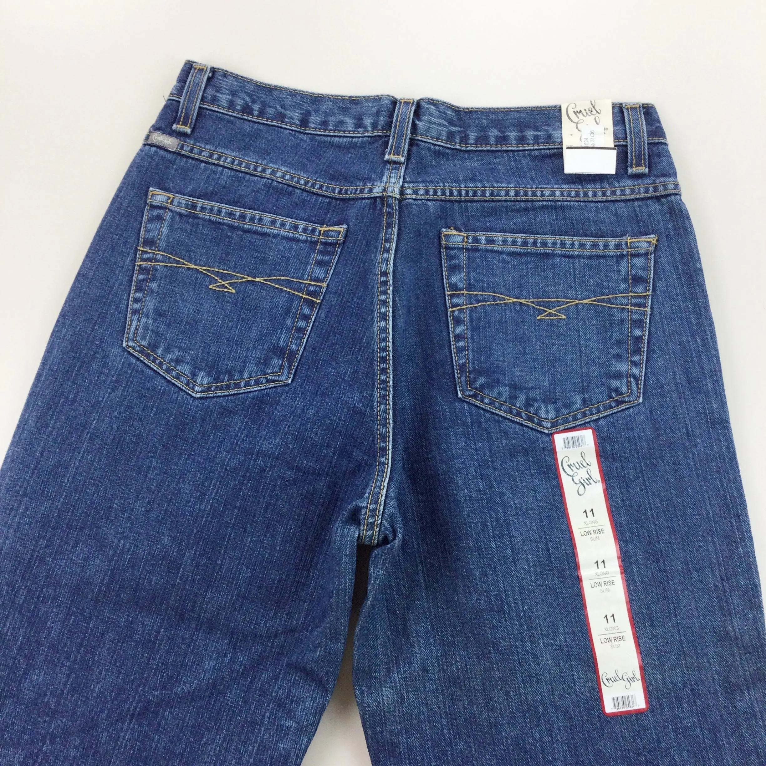 Cruel Girl Low Rise Slim Deadstock Jeans - W31 L36