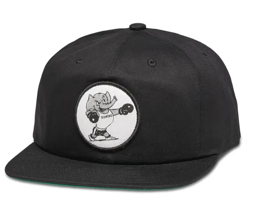 Diamond Supply Co Cartoon Elephant Boxer Black Snapback Hat