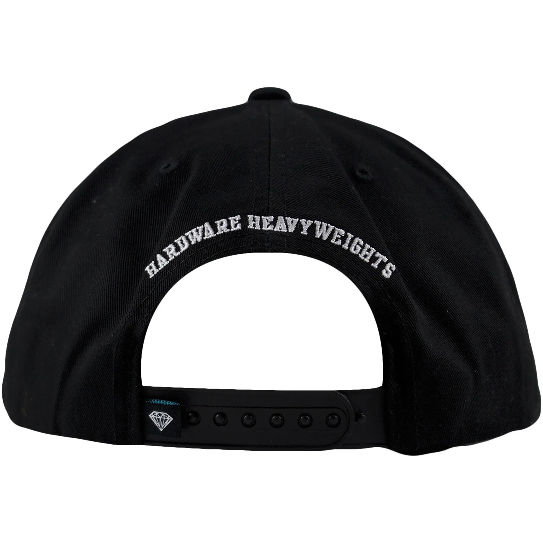 Diamond Supply Co Cartoon Elephant Boxer Black Snapback Hat