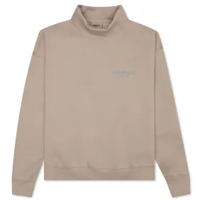 Essentials Pullover Mockneck - String