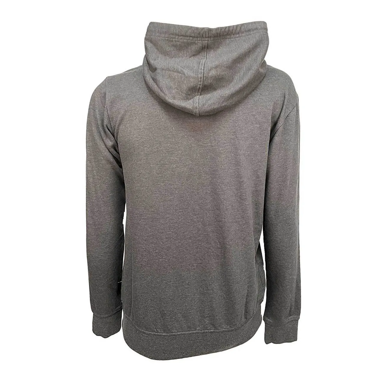 FELPA ZIP CON CAPPUCCIO E LABEL LOGO Uomo Grigio