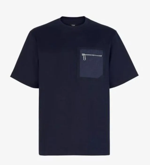 FENDI  |Unisex Plain Cotton Logo Luxury T-Shirts