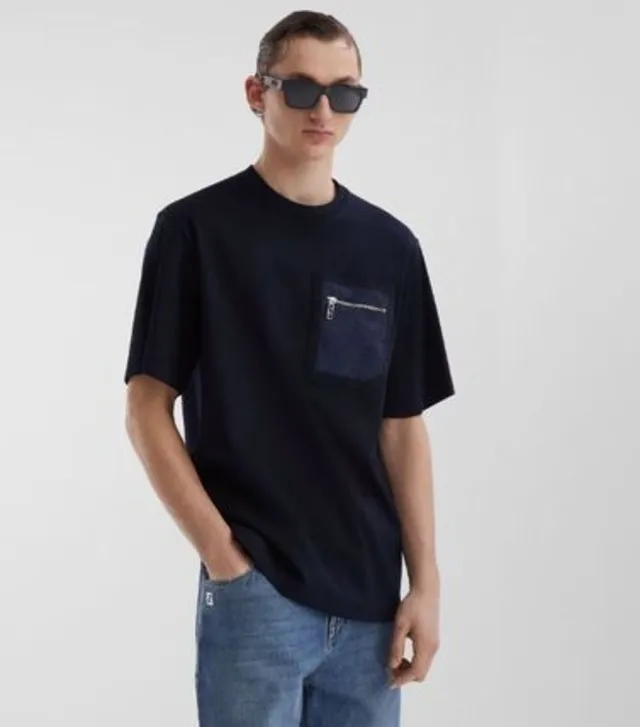 FENDI  |Unisex Plain Cotton Logo Luxury T-Shirts