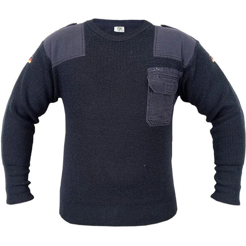 German Navy Wool Jersey