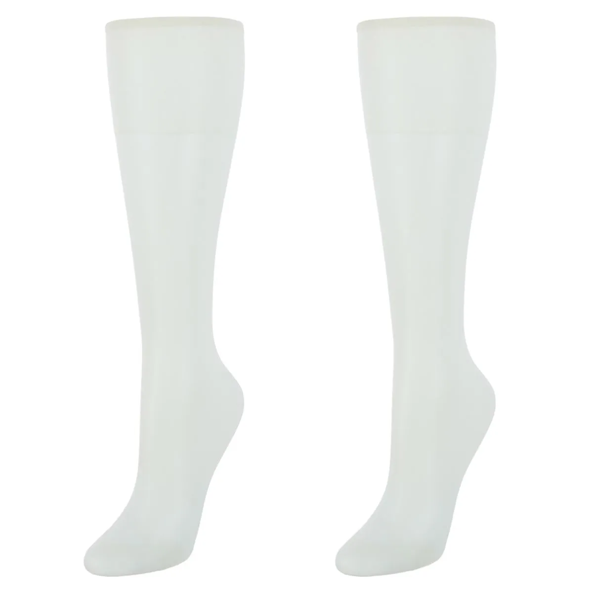 Hanes Women's Silk Reflections Sheer Knee Highs Reinforced Toe (2 Pack)