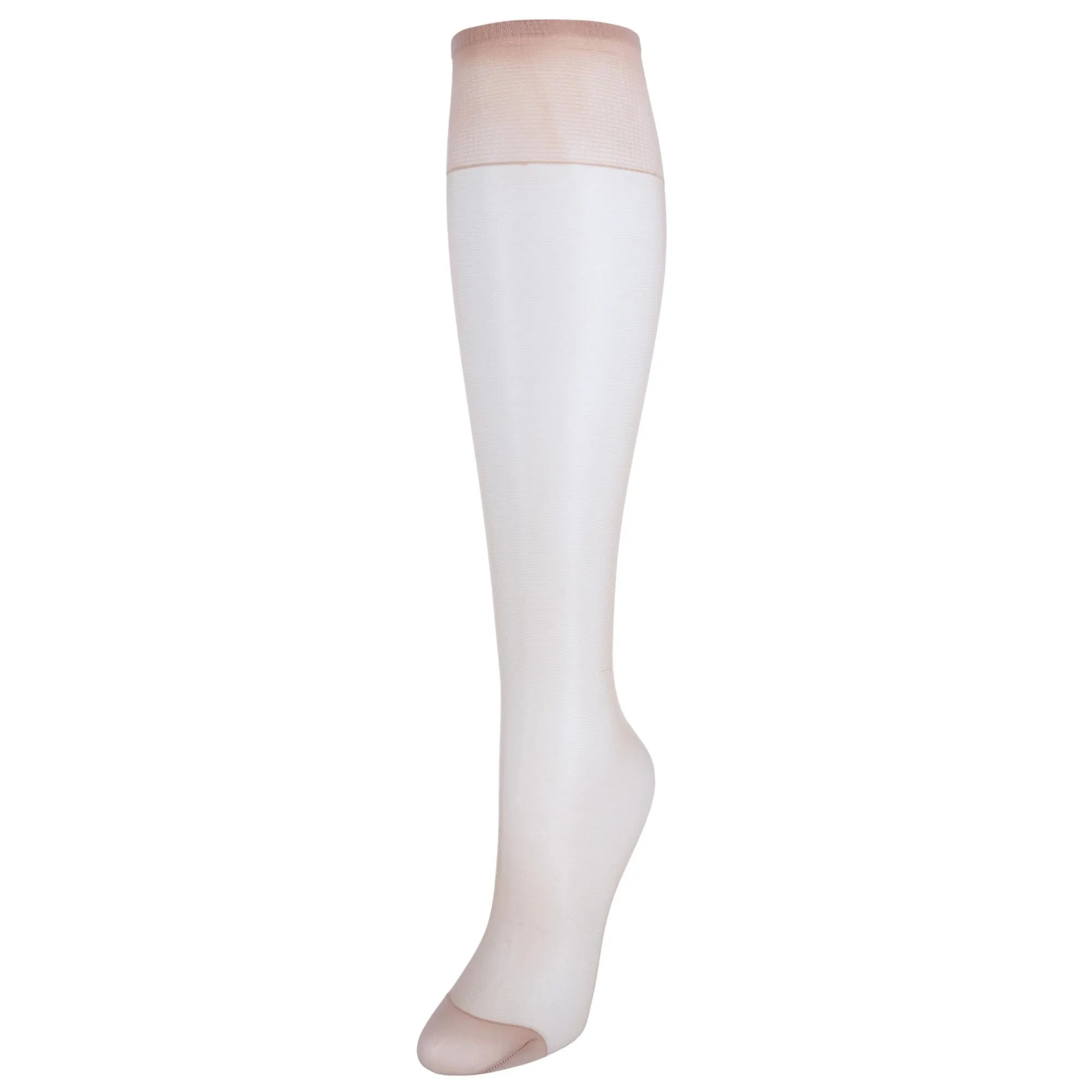 Hanes Women's Silk Reflections Sheer Knee Highs Reinforced Toe (2 Pack)