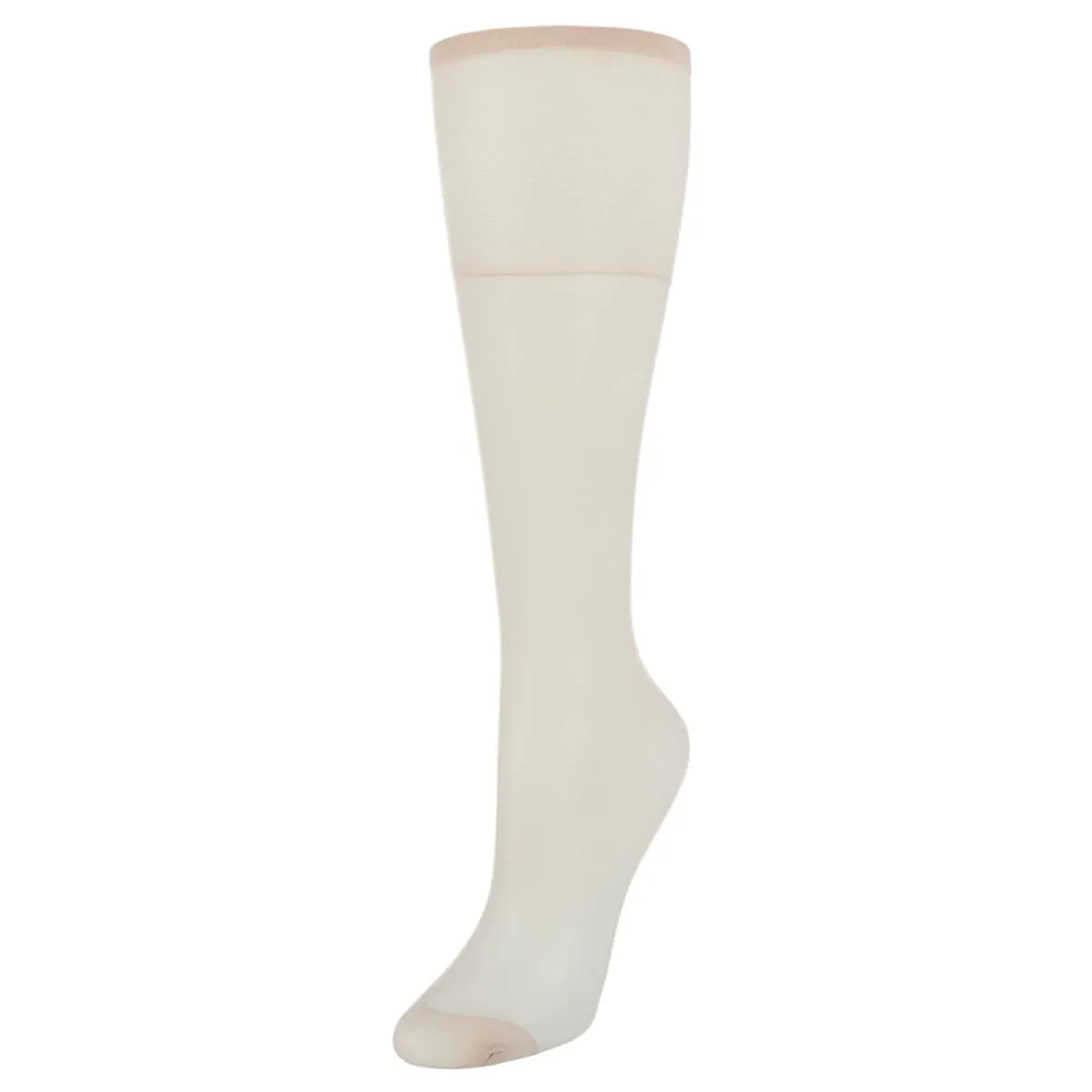 Hanes Women's Silk Reflections Sheer Knee Highs Reinforced Toe (2 Pack)