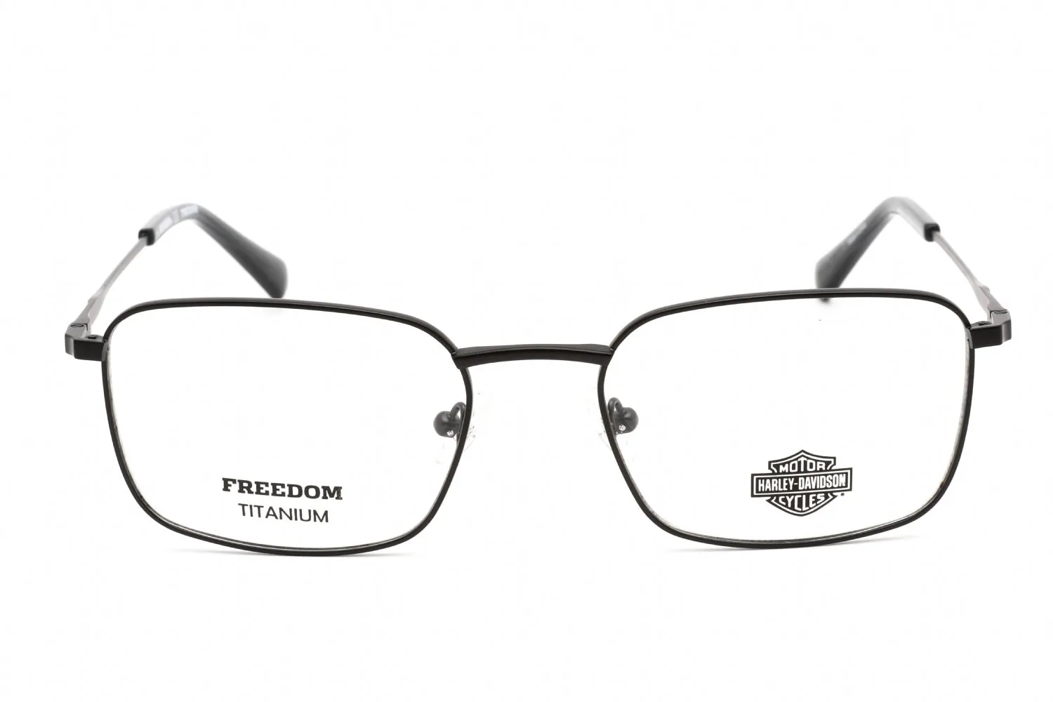 Harley Davidson HD9021 Eyeglasses Matte Black/Clear demo lens Unisex