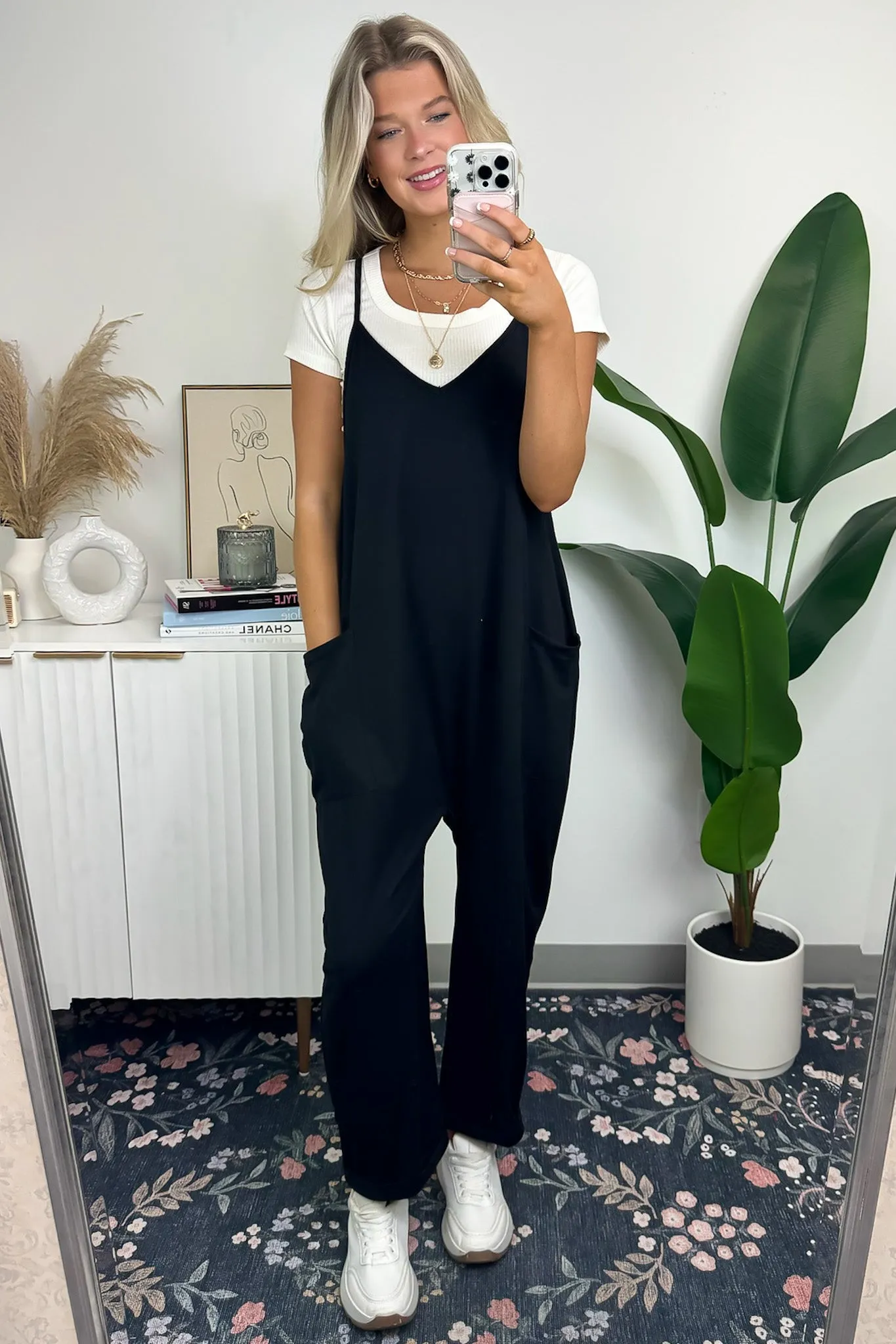 Heat Wave Relaxed Sleeveless Jumpsuit - FINAL SALE