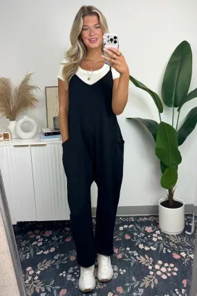 Heat Wave Relaxed Sleeveless Jumpsuit - FINAL SALE