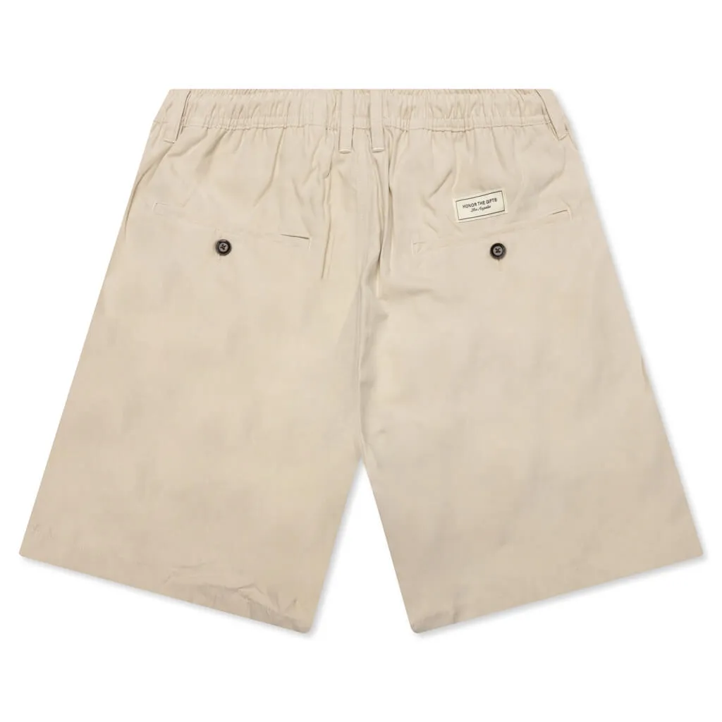 HTG Brand Poly Short - Bone