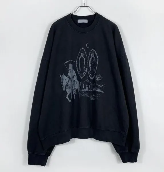 IONSEOUL  |Unisex Street Style Sweatshirts