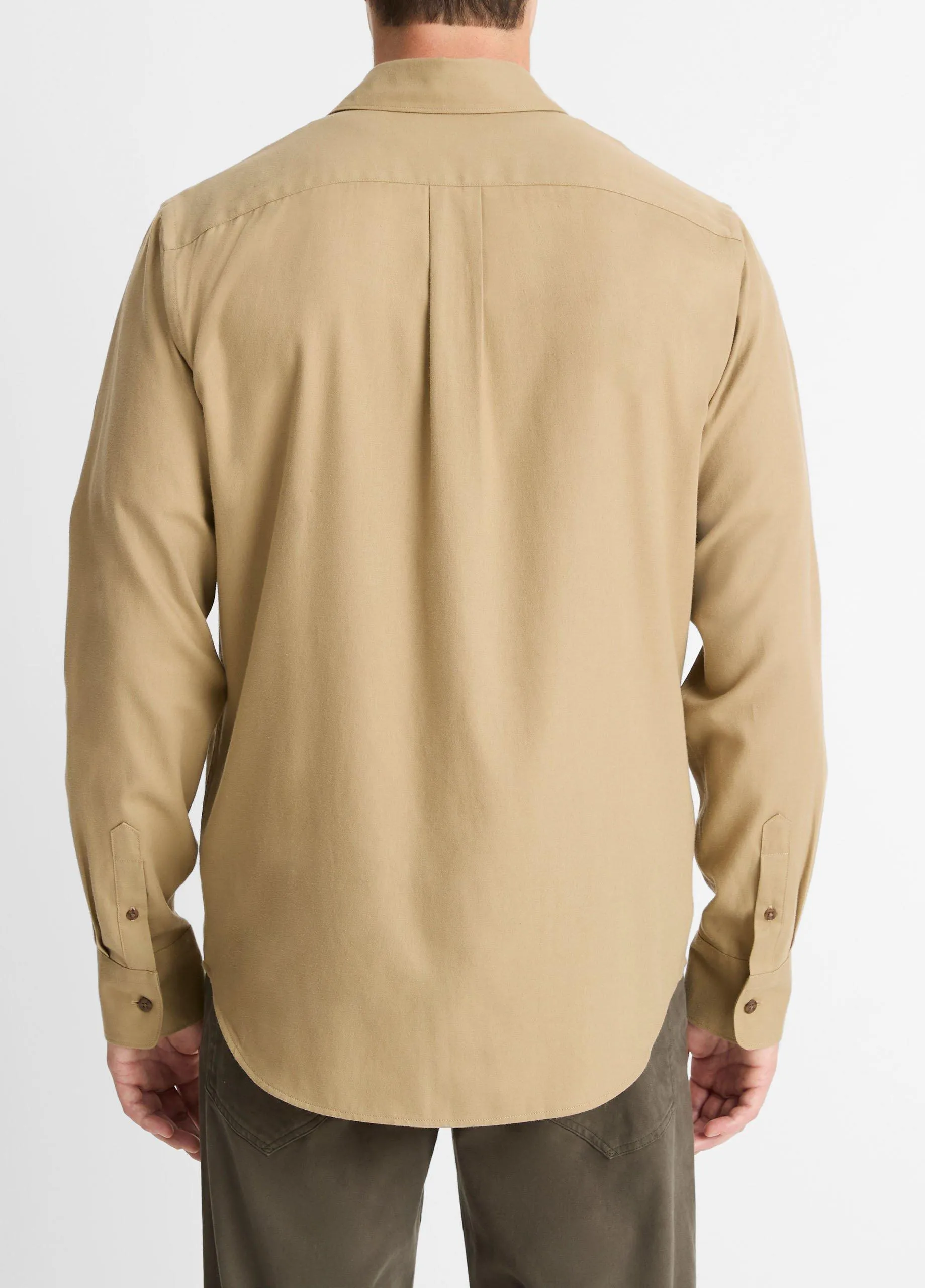 Italian Cotton-Wool Twill Shirt